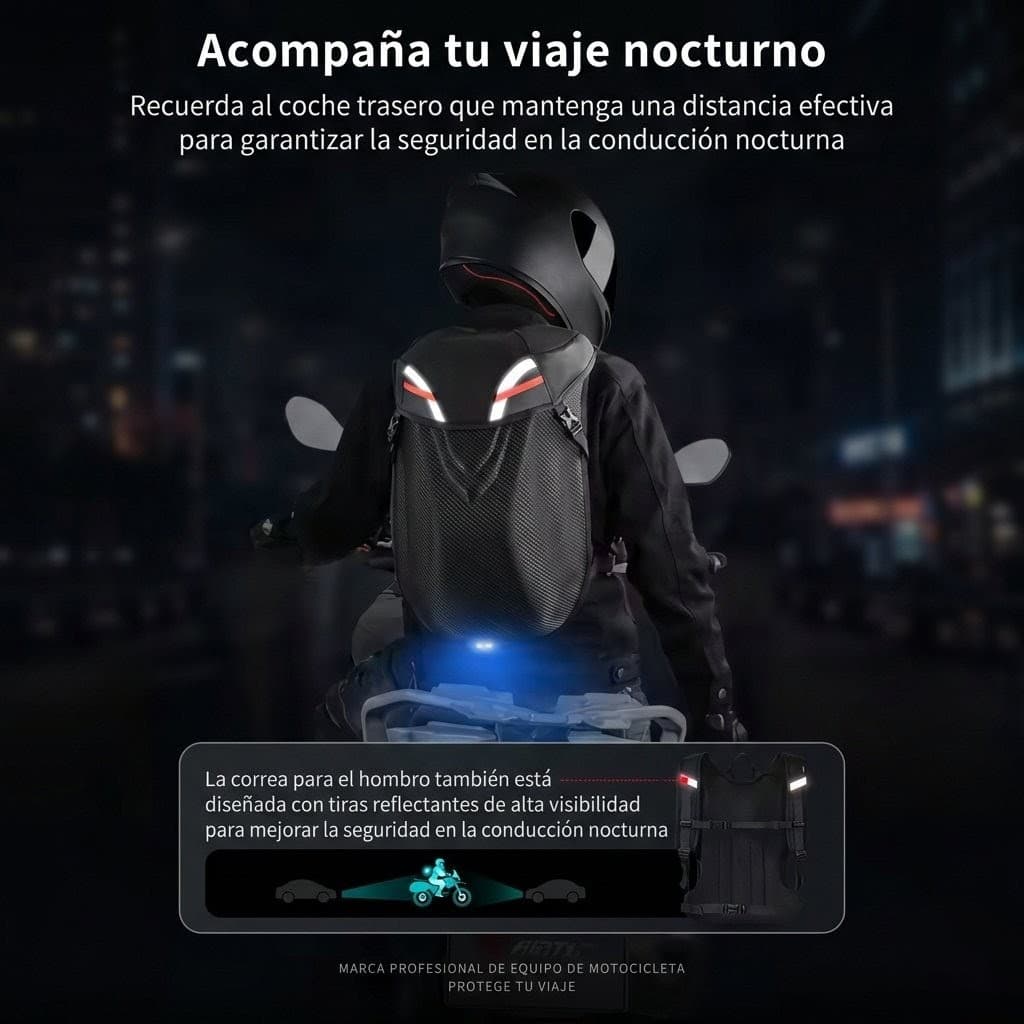 Mochila Profesional Biker Con Coraza de Protección De 20 a 30 L - Imagen 8