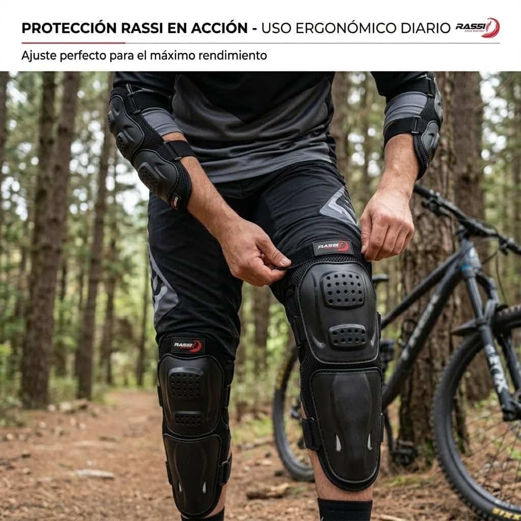 Par Rodilleras Y Coderas Para Motociclista Tácticas - Imagen 7