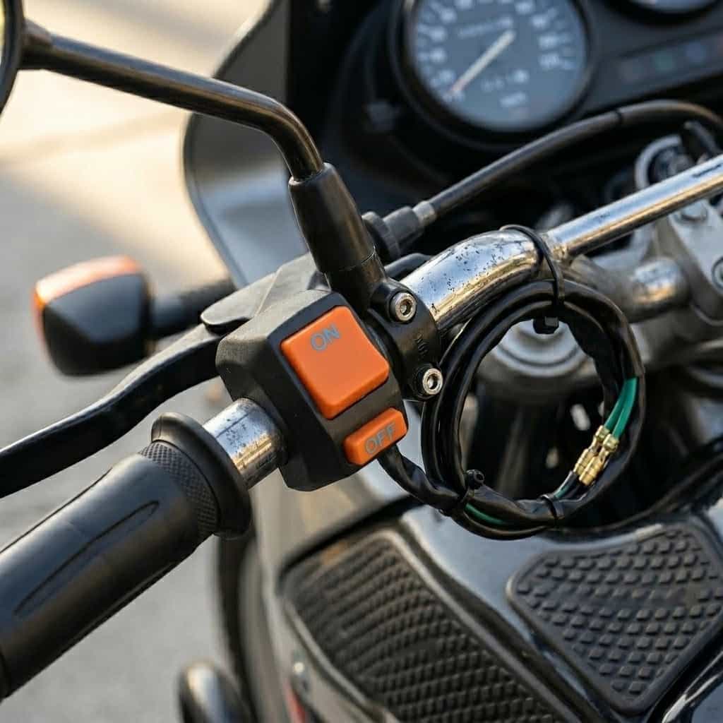Switch Para Moto 7/8 Yamaha Fz Pulsar Ktm Duke Universal - Imagen 2