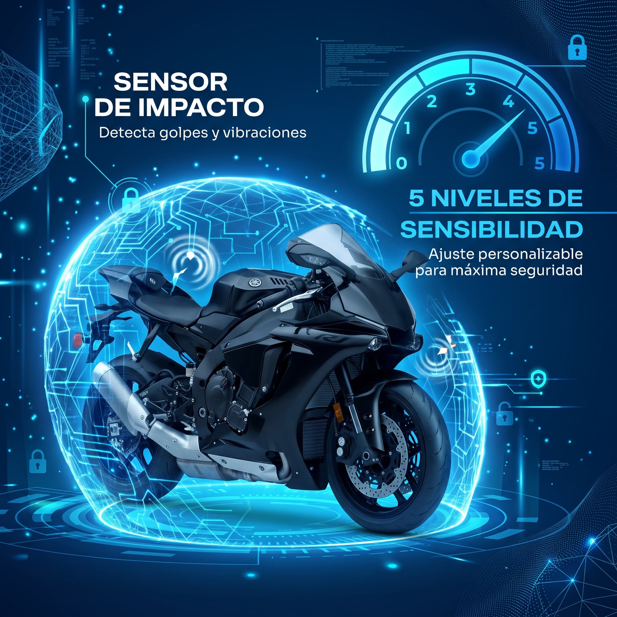 Alarma Inteligente Antirrobo Para Motocicleta Universal - Imagen 7