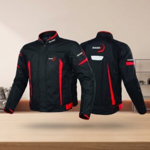 Chamarra Motociclista Impermeable Reforzada Con Armadura A1 Mediana